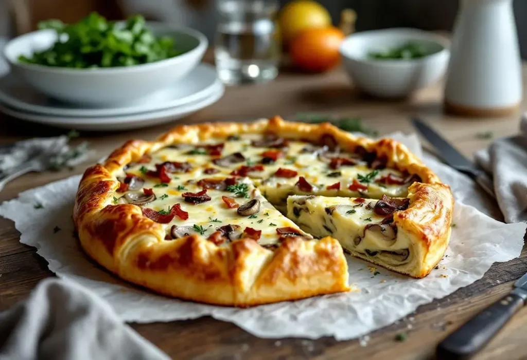 “Même les enfants ont adoré”, cette tarte rustique aux poireaux et au comté va régaler toute la famille !