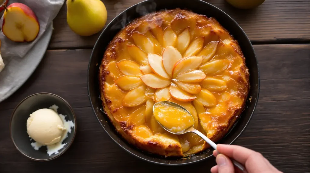 Fondant aux poires, cœur coulant et croûte dorée : un dessert élégant tout en douceur